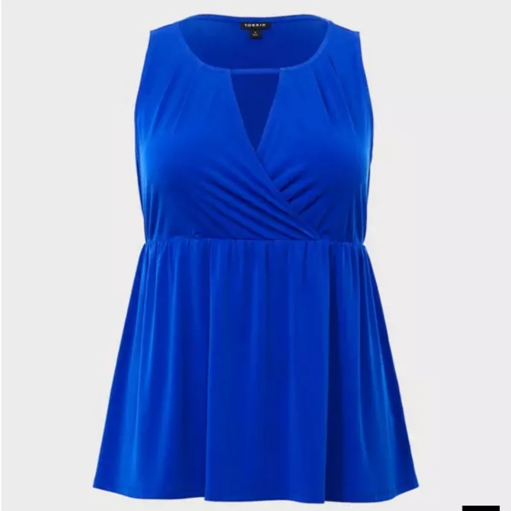 Torrid Studio Knit Blue Top - Picture 2 of 5